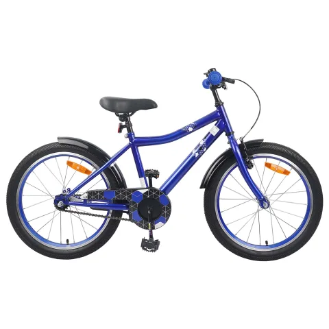 vidaXL Bicicletă pentru Copii 18 Inci pentru 5-7 ani Albastru închis
