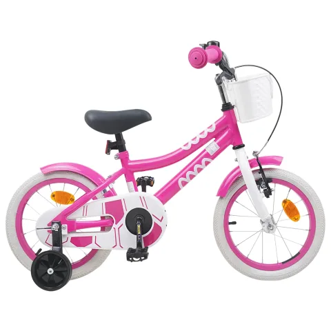 vidaXL Bicicletă pentru Copii 12 Inci pentru 2-4 ani Roz