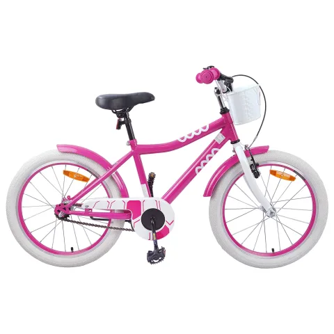 vidaXL Bicicletă pentru Copii 18 Inci pentru 5-7 ani Roz