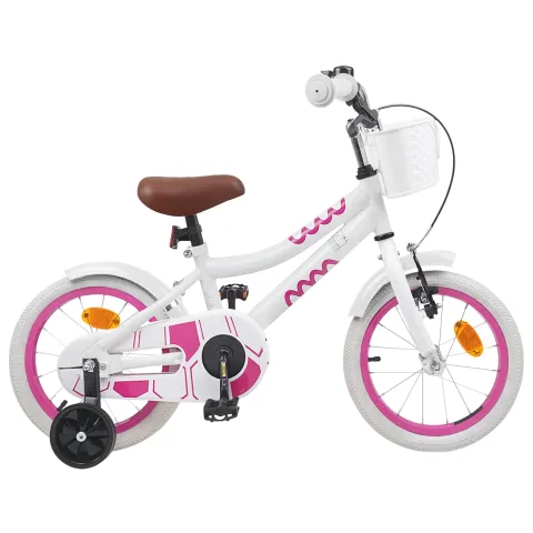 vidaXL Bicicletă pentru Copii 12 Inci pentru 2-4 ani Alb