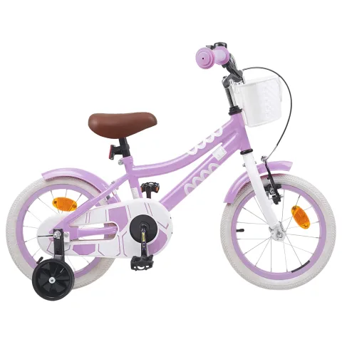 vidaXL Bicicletă pentru Copii 12 Inci pentru 2-4 ani Violet