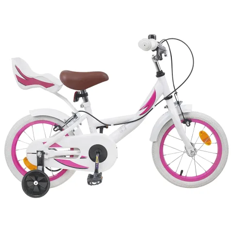 vidaXL Bicicletă pentru Copii 12 Inci pentru 2-4 ani Alb