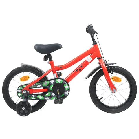 vidaXL Bicicletă pentru Copii 14 Inci pentru 3-5 ani Roșu