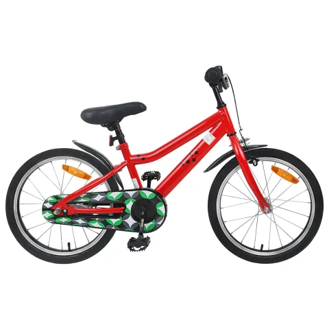 vidaXL Bicicletă pentru Copii 18 Inci pentru 5-7 ani Roșu