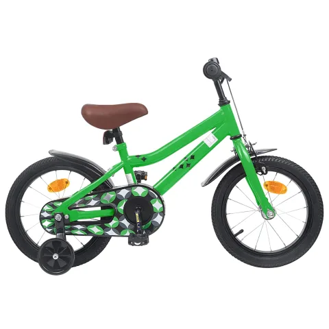 vidaXL Bicicletă pentru Copii 16 Inci pentru 4-6 ani Verde