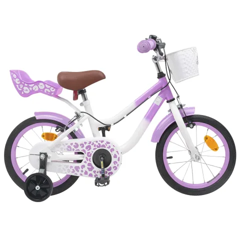 vidaXL Bicicletă pentru Copii 16 Inci pentru 4-6 ani Violet