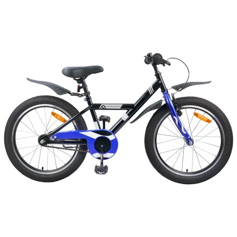 vidaXL Bicicletă pentru Copii 20 Inci pentru 6-11 ani Negru