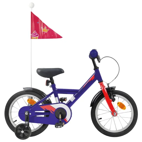 vidaXL Bicicletă pentru Copii 16 Inci pentru 4-6 ani Albastru închis