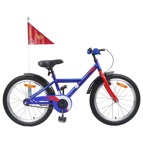vidaXL Bicicletă pentru Copii 18 Inci pentru 5-7 ani Albastru închis