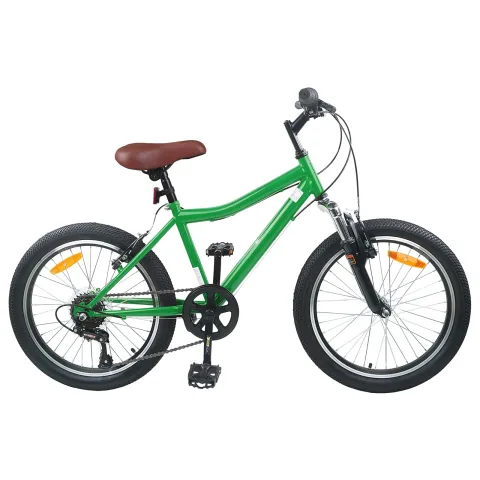 vidaXL Bicicletă pentru Copii 20 Inci 6-Viteză pentru 6-11 ani Verde