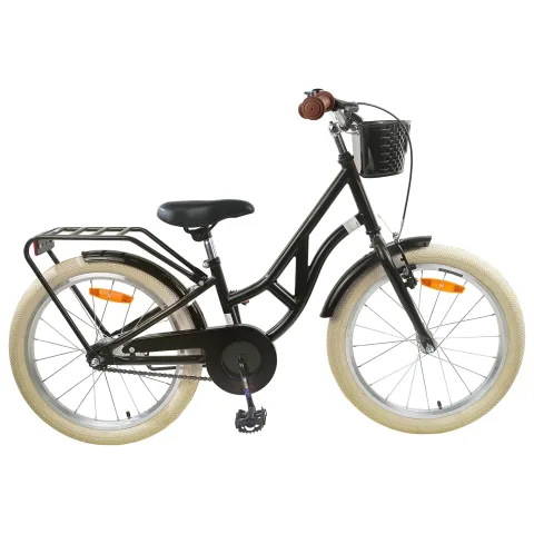 vidaXL Bicicletă pentru Copii 24 Inci pentru 8-12 ani Negru