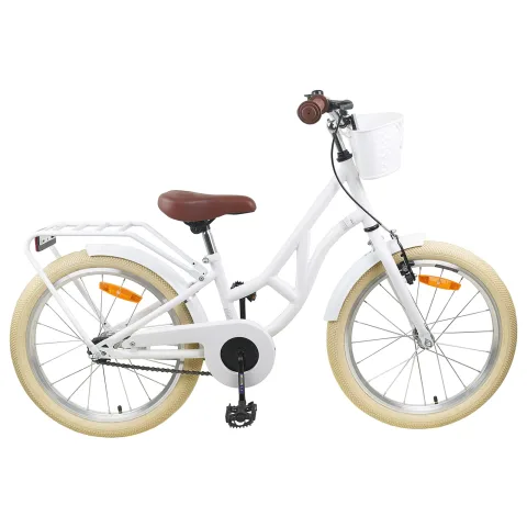 vidaXL Bicicletă pentru Copii 24 Inci pentru 8-12 ani Alb