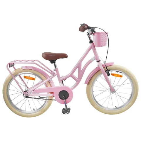 vidaXL Bicicletă pentru Copii 24 Inci pentru 8-12 ani Roz deschis