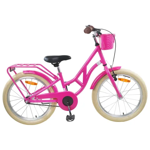 vidaXL Bicicletă pentru Copii 20 Inci pentru 6-11 ani Roz închis