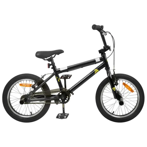vidaXL BMX 20 Inci pentru peste 9 ani Negru