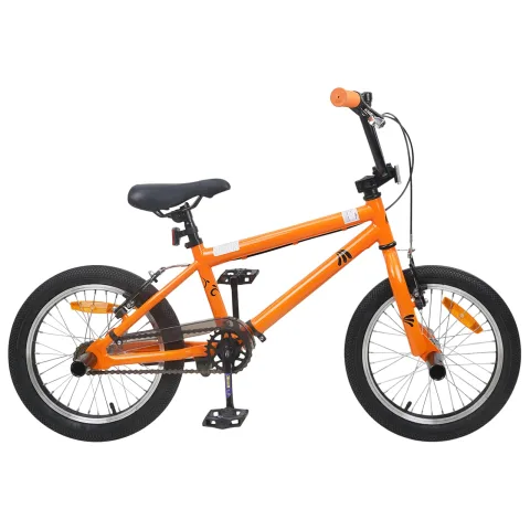 vidaXL BMX 18 Inci pentru copiii de 7-10 ani Portocaliu