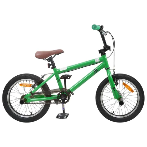 vidaXL BMX 20 Inci pentru peste 9 ani Verde