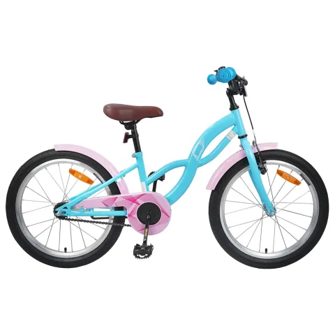 vidaXL Bicicletă pentru Copii 18 Inci pentru 5-7 ani Albastru deschis