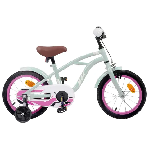 vidaXL Bicicletă pentru Copii 16 Inci pentru 4-6 ani Verde deschis