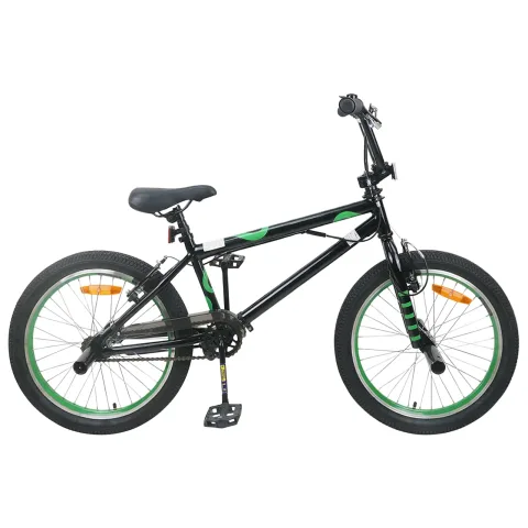 vidaXL BMX 20 Inci pentru peste 9 ani Negru
