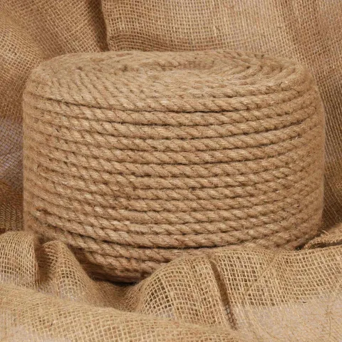 vidaXL Frânghie din iută 2 buc. 2 mm 100 m natural 100% jute Tossa