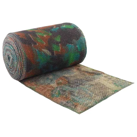 vidaXL Rol de jută 25 x 1000 cm Camuflaj