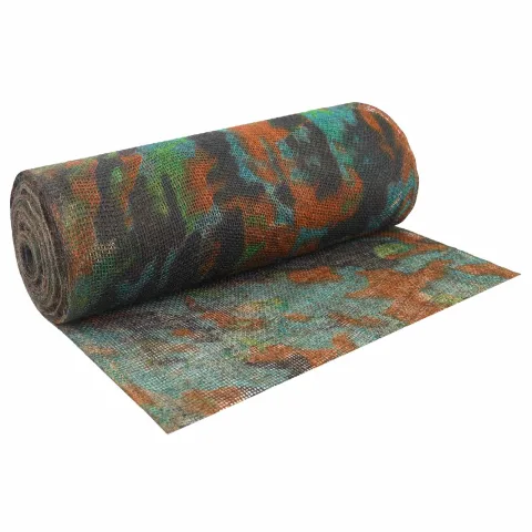 vidaXL Rol de jută 100 x 1000 cm Camuflaj