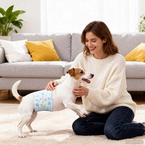 vidaXL Pampers de unică folosință pentru câini băieți 30 buc. Alb XS