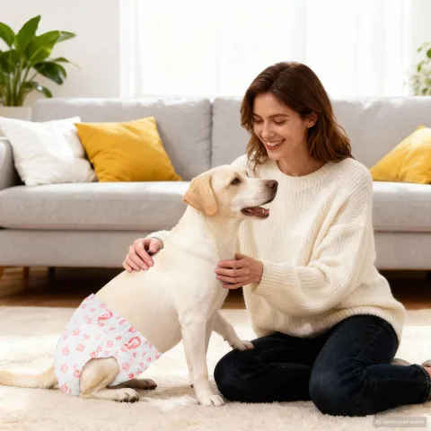 vidaXL Pantaloni absorbanti de unică folosință pentru câini femele 30 buc.
