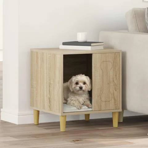 vidaXL Casă pentru câini Sonoma 44 x 42 x 49 cm Lemn prelucrat