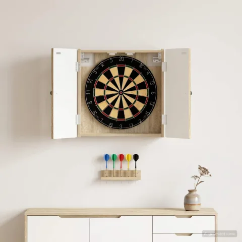 vidaXL Cabinet pentru ținte de darts EDE Stejar Sonoma Lemn prelucrat