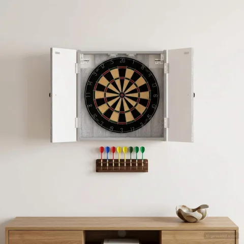 vidaXL Cabinet pentru ținte de darts BREDA Sonoma gri Lemn prelucrat