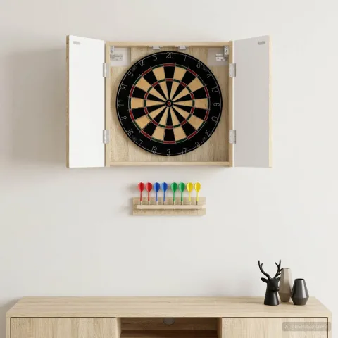 vidaXL Cabinet pentru ținte de darts DELFT Stejar Sonoma
