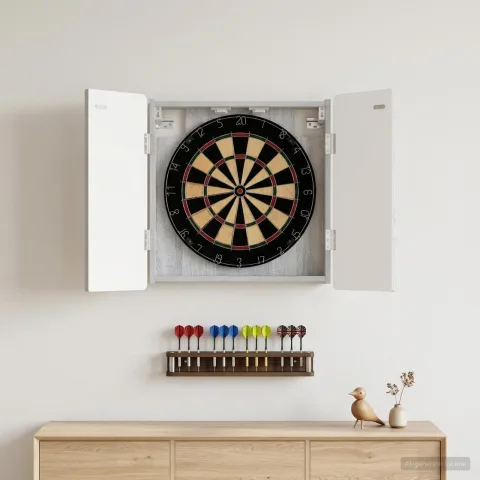 vidaXL Cabinet pentru ținte de darts ZWOLLE Sonoma gri Lemn prelucrat