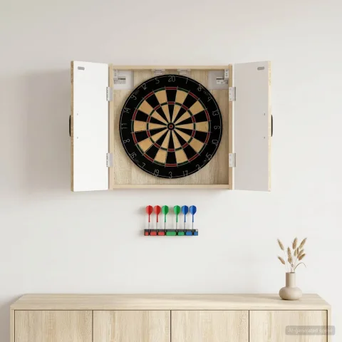 vidaXL Cabinet pentru ținte de darts UTRECHT Stejar Sonoma