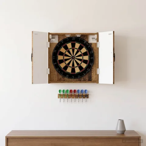 vidaXL Cabinet pentru ținte de darts HAARLEM Lemn vechi Lemn prelucrat