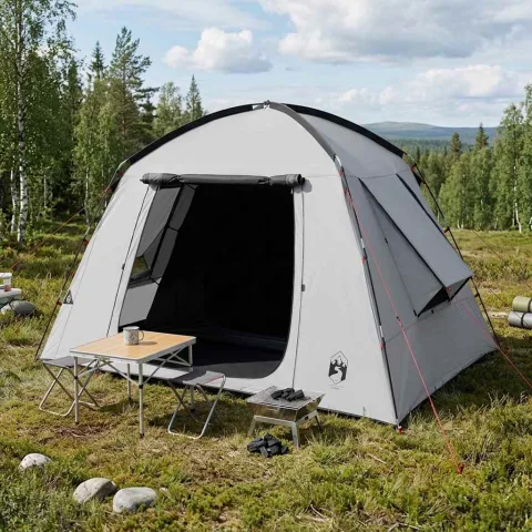 vidaXL Tent Cabină Alb Blackout 210 x 210 x 138 cm Poliester