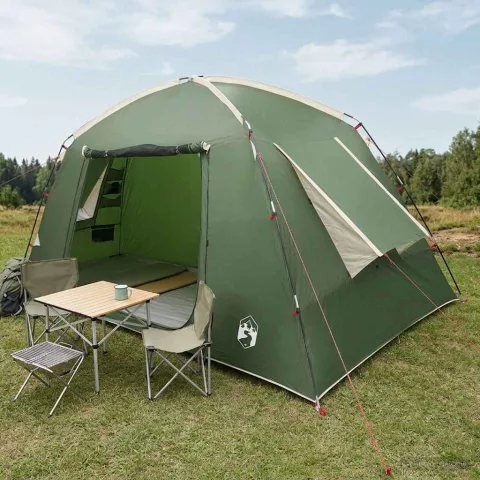 vidaXL Tent Cabină cu acoperiș Verde 300 x 210 x 156 cm Poliester