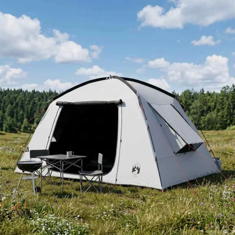 vidaXL Tent Cabină Alb Blackout 300 x 210 x 156 cm Poliester