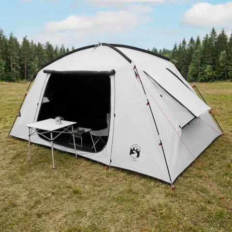 vidaXL Tent Cabină Alb Blackout 400 x 210 x 180 cm Poliester
