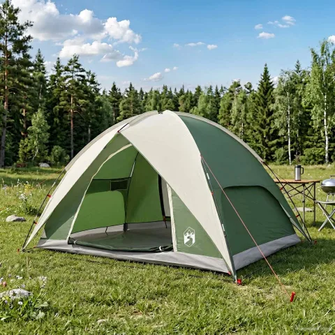 vidaXL Cort de camping cu protecție împotriva ploii, rezistent la apă