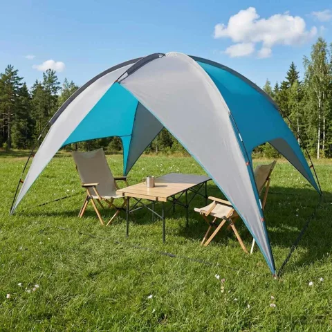 vidaXL Cort de camping cu protecție împotriva ploii, rezistent la apă