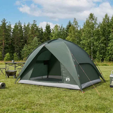 vidaXL Cort de camping cu protecție împotriva ploii, rezistent la apă