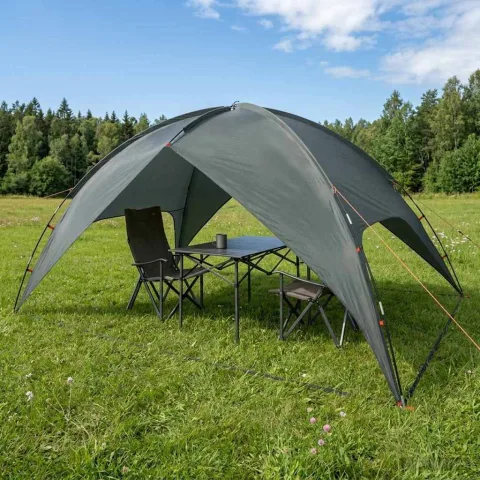 vidaXL Cort de camping cu protecție împotriva ploii, rezistent la apă