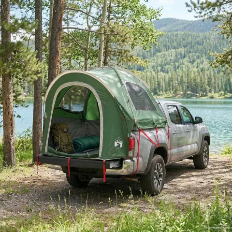 vidaXL Cort pentru mașină 200 x 170 x 170 cm Verde Poliester și oțel