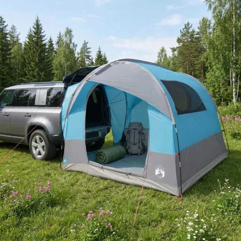 vidaXL Cort de tailgate cu plasă de protecție rezistent la apă