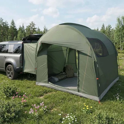 vidaXL Cort de tailgate cu plasă de protecție rezistent la apă
