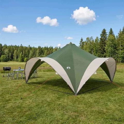 vidaXL Cort pentru Petreceri cu acoperiș Verde 500 x 500 x 350 cm