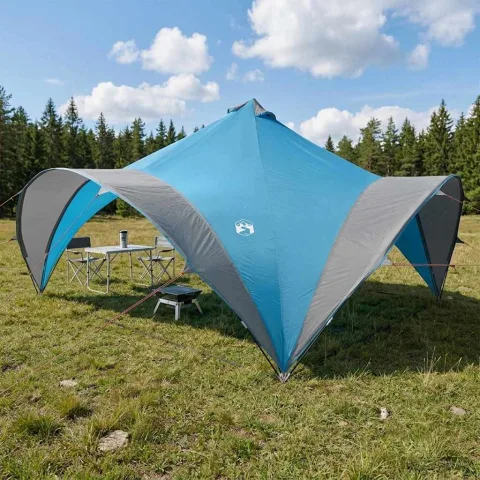 vidaXL Cort pentru Petreceri cu acoperiș albastru 500 x 500 x 350 cm