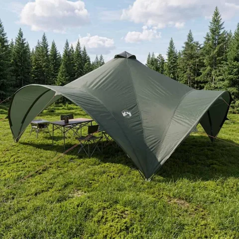 vidaXL Cort pentru Petreceri Verde militar 500 x 500 x 350 cm